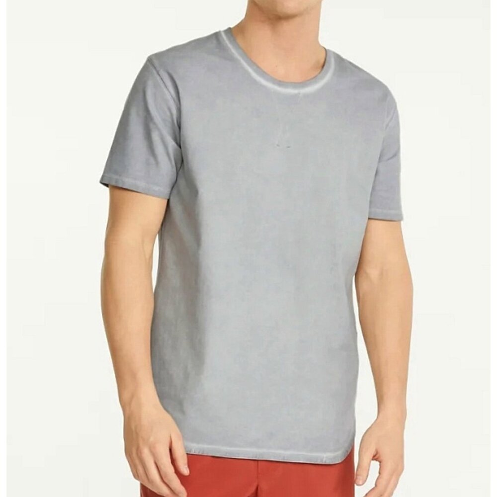 Puma Studio Wash Tee Harbor Mist Garment-Dyed Exercise Short Sleeve T-Shirt XXL